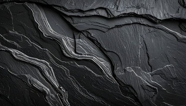 Abstract dark textured background, cracked earth surface, geode mineral layers, rough geological strata, digital art