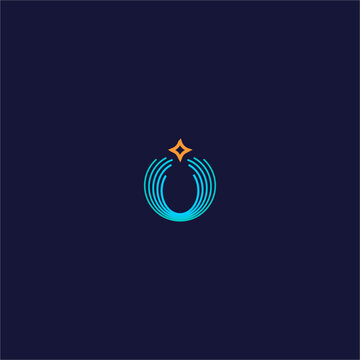 Feminine reaching light foundation wellness logo featuring minimalist geometric line art style designed for innovative nonprofit charity community organization platform application healthcare service 