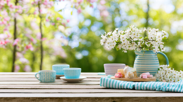 transparent fresh spring garden food photography background