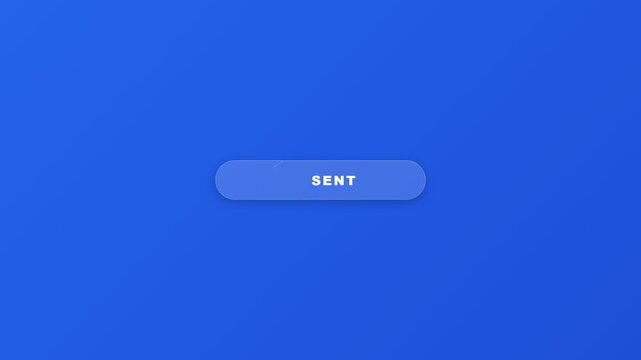 Animated Share Button with Frosted Glass Effect and Sent Confirmation. 4K