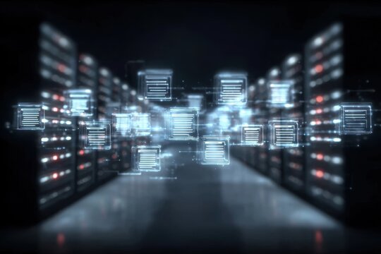 The administrator will access the account to manage the request, ensuring confidentiality and proper handling of the storage load.