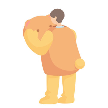 着ぐるみスタッフのイラスト