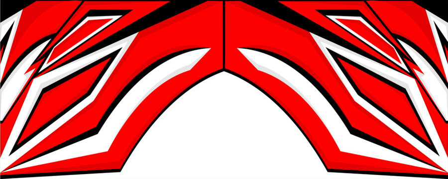 red racing stripes decals background