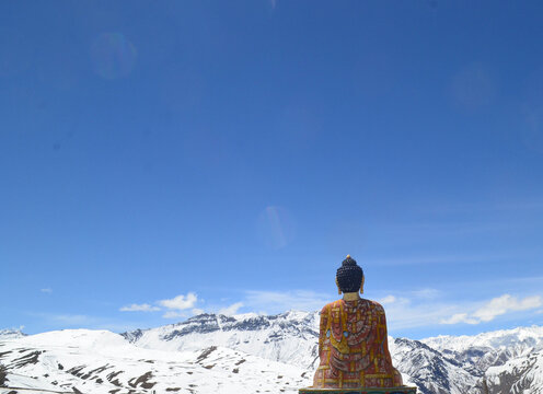 Scenic Spiti Valley Mountain Landscape with Famous Villages Monasteries and Himalayan Views