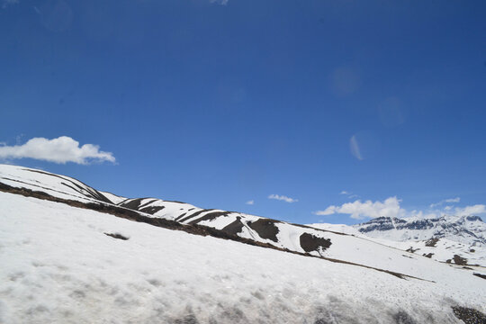 Panoramic View of Spiti Valley with Chandratal Lake Kaza and Himalayan Mountain Villages