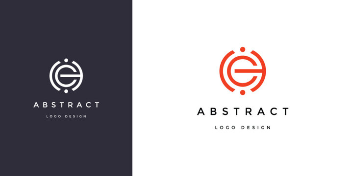 Elegant Abstract Letter HC Monogram Logo Template
