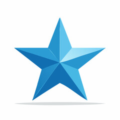 Obraz premium Blue Star Icon