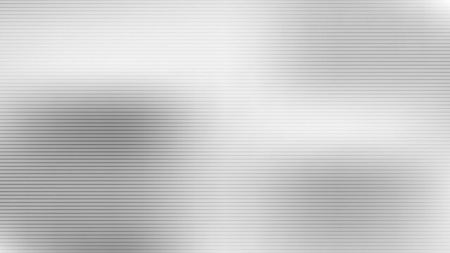 Horizontal gray lines create a sleek industrial texture across this abstract metallic vector background. Soft white gradients simulate light reflecting off a brushed aluminium sheet.
