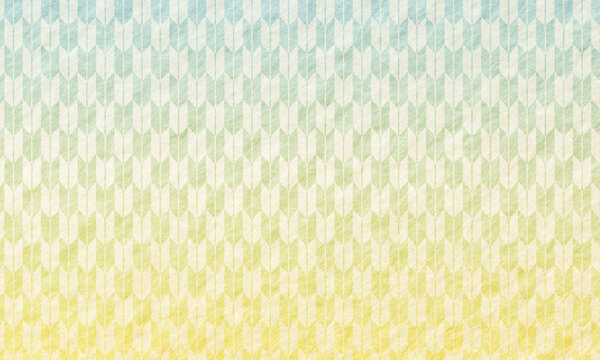 夏　爽やかな和柄　矢絣　和紙の背景