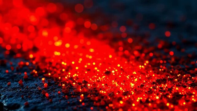 Rhodamine B Orange Red Fluorescence Under UV Light