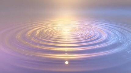 Fototapeta premium Abstract Ripples of Light on Water Surface