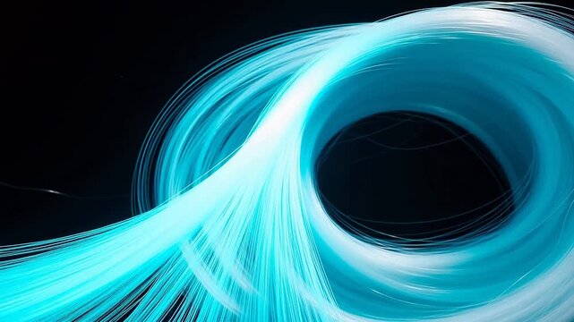Luminous Fiber Fabric Bending with Side Light Leak