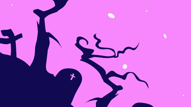 halloween background motion