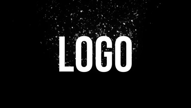 Logo Pixels 1 - Digital Pixel Logo Reveal Animation, Glitch Mosaic Motion and Futuristic Tech Branding Intro for Promo and Social Media