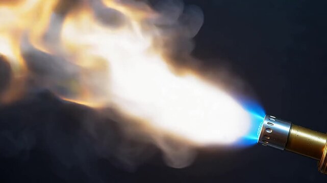 Acetylene Torch Flame
