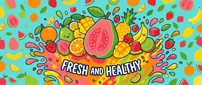 Mixed Guava. Label Design 3.eps