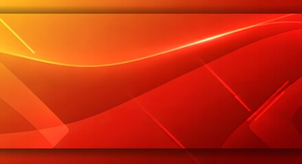 Obraz premium Abstract red and orange background with smooth waves isolated on transparent background