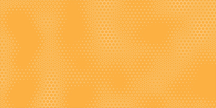 Contemporary Hexagon Network Texture creative illustration