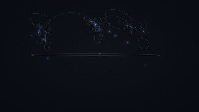 Progressive Technical Line Art Schematic Grid Background Animation Set