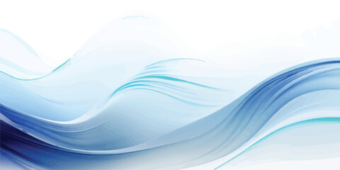 Fototapeta premium Abstract smooth light blue silk waves background with abstract background minimalist wallpaper softness backdrop composition creative aesthetic artistic decorative
