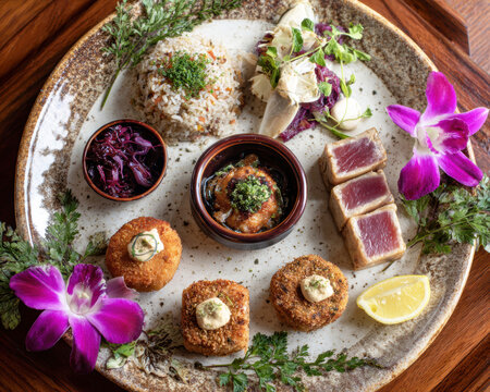 Gourmet Japanese Fusion Feast &ndash; AI Generative