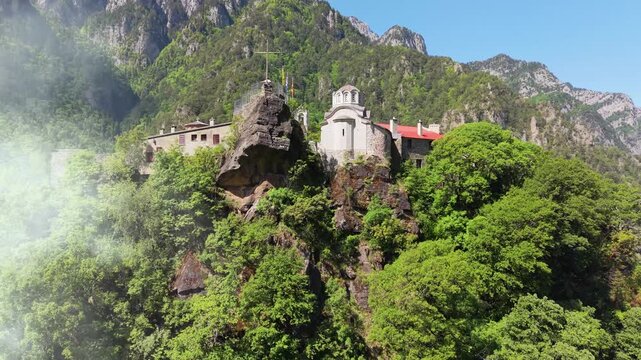 Monastery Stomiou, epirus greece, Pindus mountain