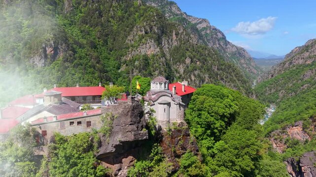 Monastery Stomiou, epirus greece, Pindus mountain