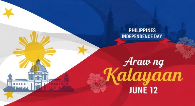 Philippines independence day araw ng kalayaan june 12 celebration banner