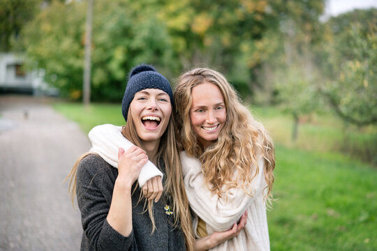 Two happy young farmers