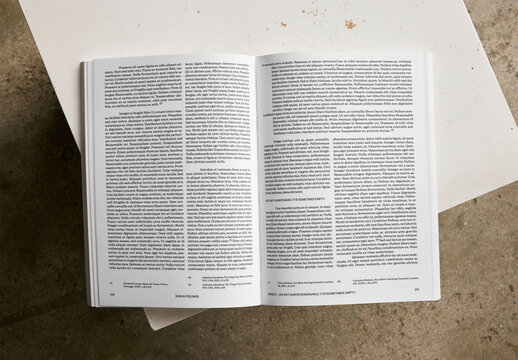 Mockup Of Customized Open Magazine