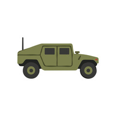 Fototapeta premium Military Humvee Vehicle Army Transport.
