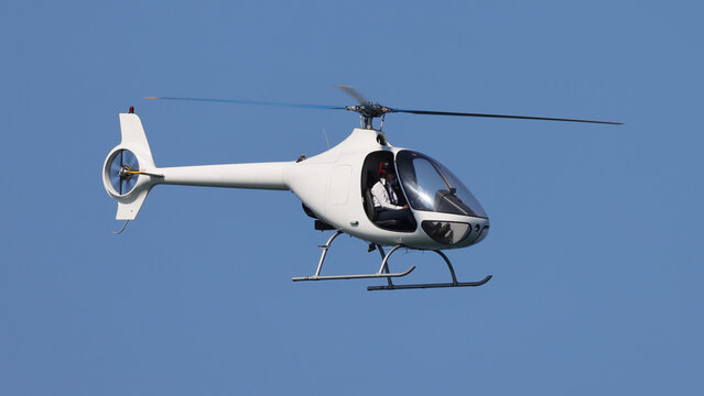 helicopter in flight