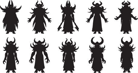 Obraz premium Comprehensive vector collection of black human silhouettes in diverse poses such as walking, jumping, sitting, and standing, isolated on white for professional graphic design projects.