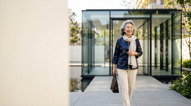 Building wealth using life insurance a senior's journey in modern architecture urban setting lifestyle perspective