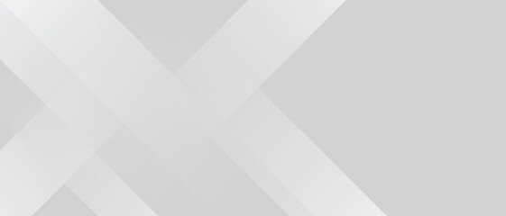 Obraz premium Abstract white and gray geometric diagonal lines background eps10