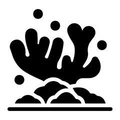 Coral reef Solid icon © ilham