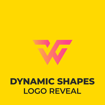 Square Dynamic 2D Shape Logo Reveal Pack for Colorful Social Media Marketing Ads