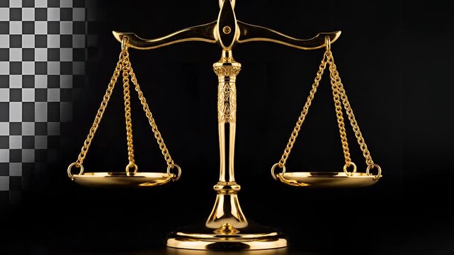 Golden Scales of Justice Symbolizing Balance and Fairness 1.
