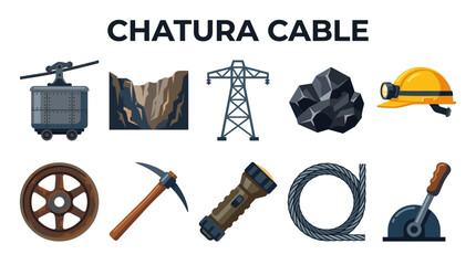Chatura Cable Industry Equipment and Resources Collection. © zyaa