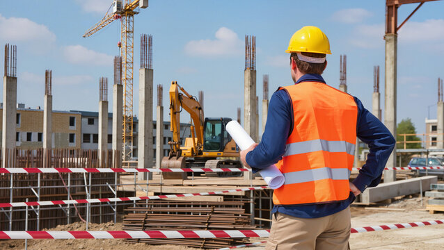 Construction Site Overview
​Engineer Inspecting Progress
​Building Infrastructure Development
​Project Manager with Blueprints
​Heavy Machinery at Work
​Structural Engineering Inspection
​Safety First