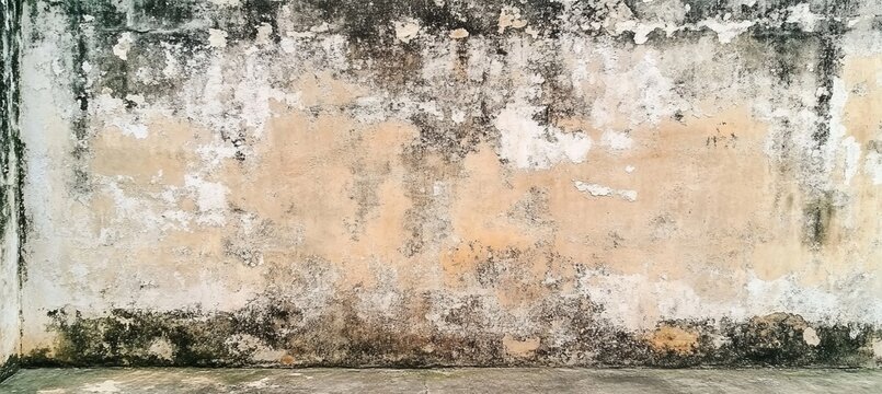 Weathered Grunge Texture Background with Distressed Wall Effects and Rich Historical Character.