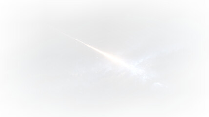 Golden shooting star with glowing tail and particle sparkle isolated PNG © Антон Миргородський