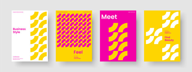 Obraz premium Abstract Poster Layout. Geometric Book Cover Design. Isolated Brochure Template. Business Presentation. Flyer. Report. Banner. Background. Leaflet. Catalog. Handbill. Portfolio. Magazine. Pamphlet