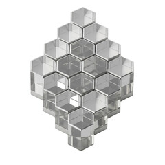 Fototapeta premium Abstract Hexagonal Structure
