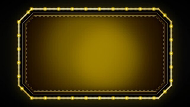 Pure 24k gold and dark mahogany ultra premium corporate marquee frame.