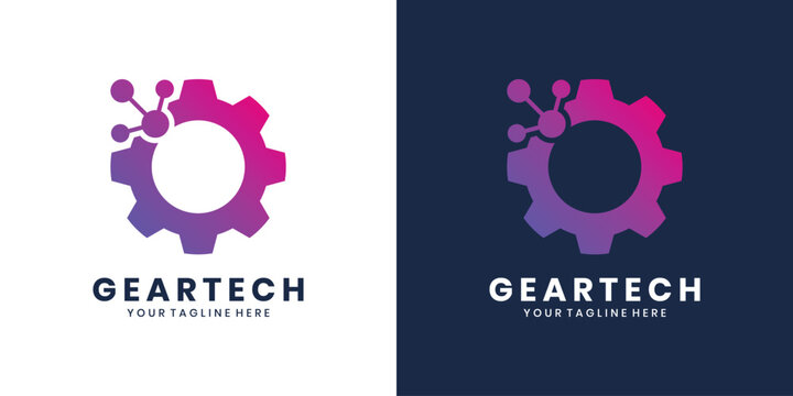 Gear technology network digital logo