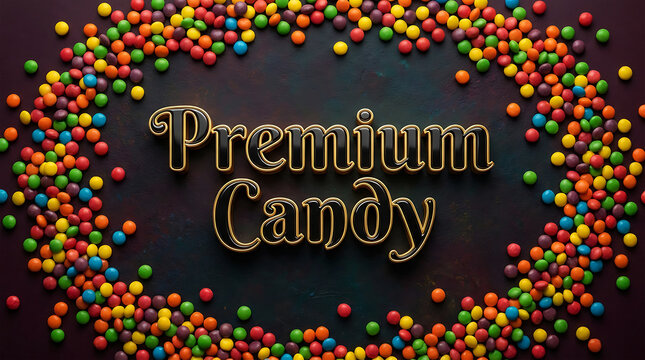 Premium Candy Typography