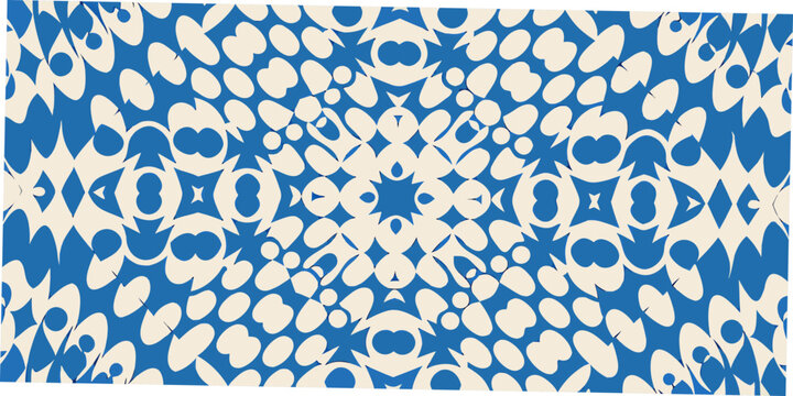 Dove bird pattern an elegant repeating blue and beige design
