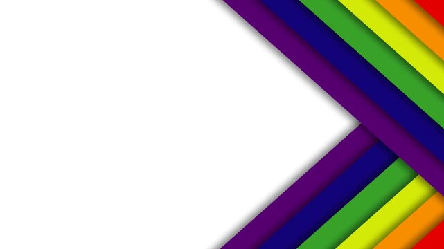 Vibrant Rainbow Chevron Background for Pride Month Celebrations and Diversity Events.