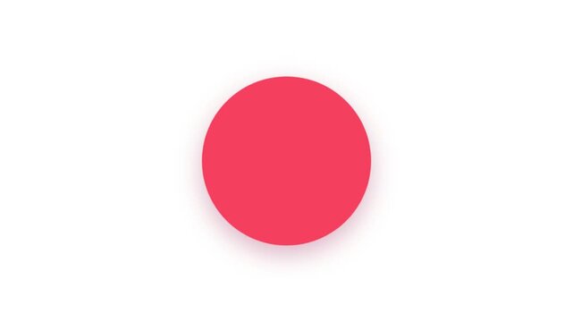 Premium transparent background location map pin badge animation featuring a geometric morphing teardrop and crisp white dot.